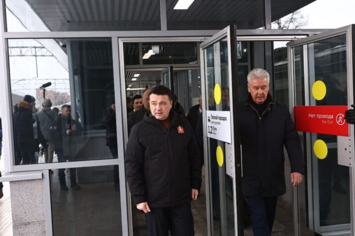 Андрей Воробьев и Сергей Собянин открыли обновленную станцию Лесной городок в Одинцово Новости Одинцово 