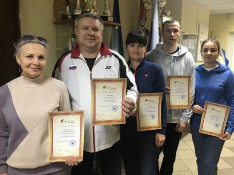 Наградами Национальной федерации бадминтона России отметили тренеров Одинцовского округа Новости Одинцово 